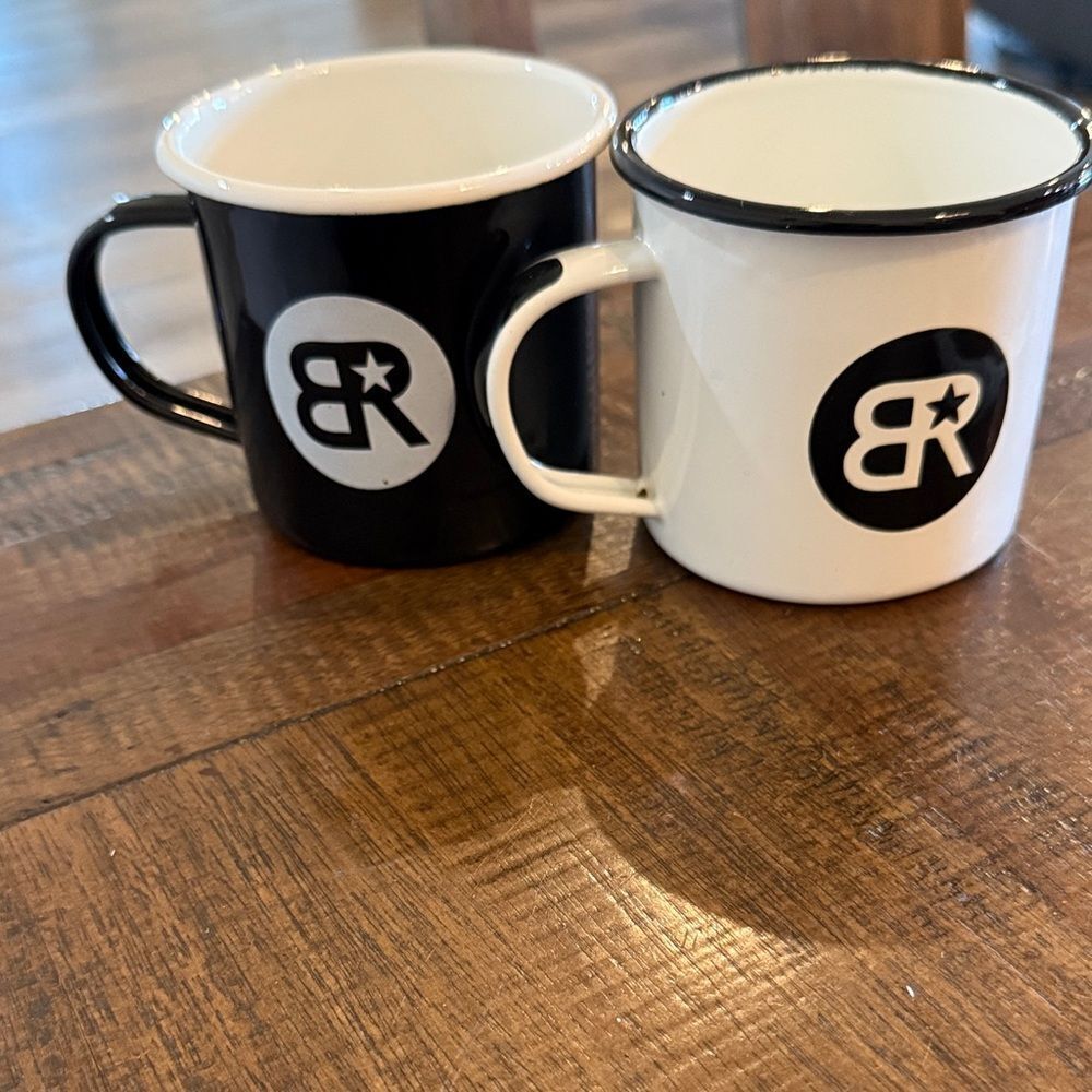 Black Rock Coffee Bar Enamel Mug Duo